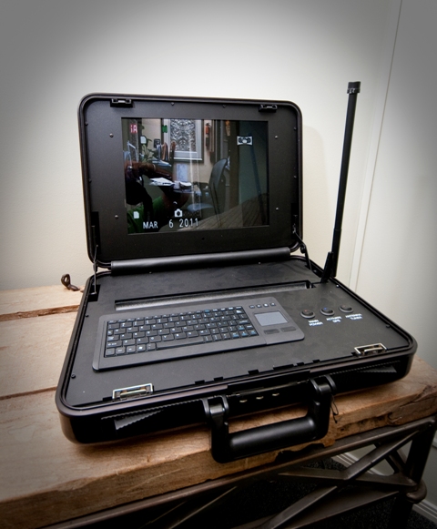 High Tech Tracking Devices in Halliburton Style Cases Manufactured by HPR Custom