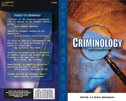 Criminology: Guide to Criminal Justice