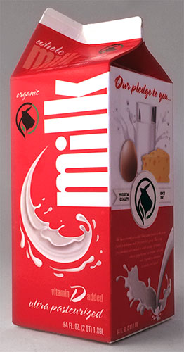 Milk (Splash) - Whole - Carton - Half Gallon
