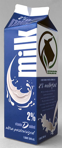 Milk (Splash) - Low Fat - Carton - Quart