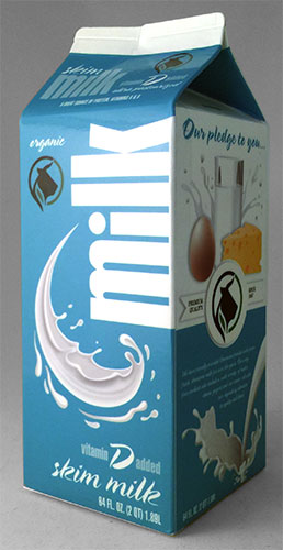 Milk (Splash) - Skim - Carton - Half Gallon