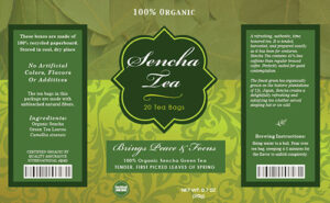 Sencha Tea Box