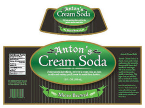 Cream Soda - Anton's - Bottle