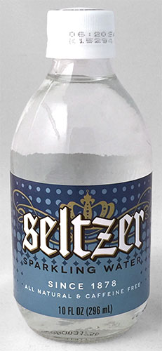 Seltzer Sparkling Water - Glass Bottle - 10 oz