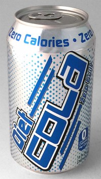 Cola - Blue Diet - Can