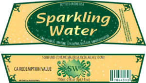 Sparkling Water (Perrier style) - 25 oz