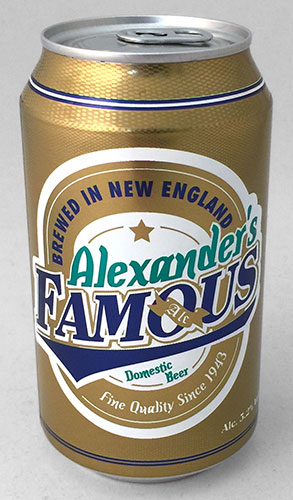 Alexander's Famous Ale Gold - Can