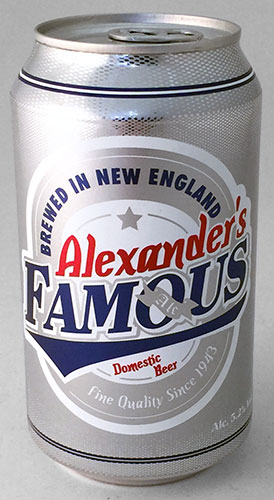 Alexander's Famous Ale Silver - Can