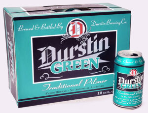 Durstin Green Pilsner - Can Carrier - 12 Pack