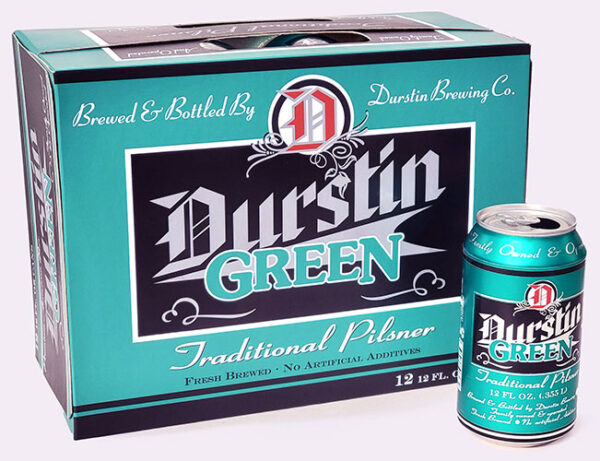 Durstin Green Pilsner - Can Carrier - 12 Pack