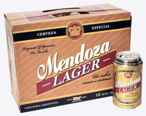 Mendoza Lager - Argentina - Can Carrier - 12 Pack