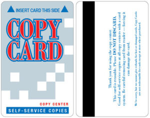 Self-Service Copy Card - 2000s
