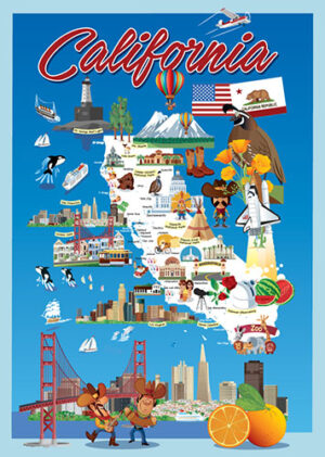 Postcard - California