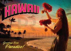 Postcard - Hawaii - Greetings