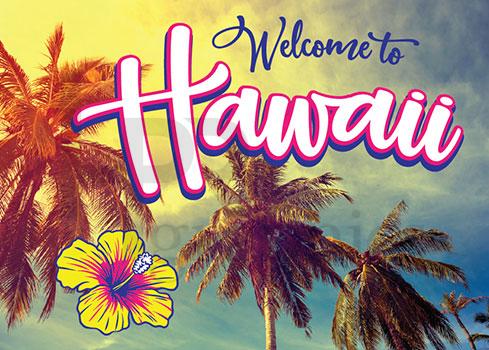 Postcard - Hawaii - Welcome