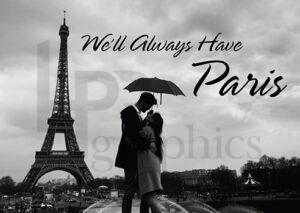 Postcard - We'll Always Have Paris