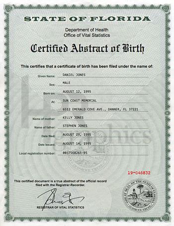 Birth Certificate 01
