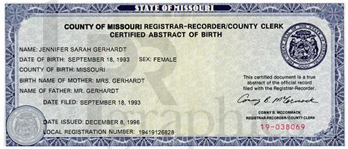 Birth Certificate 05