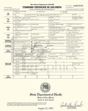 Birth Certificate 06