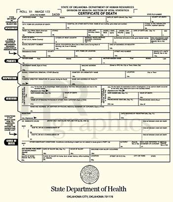Death Certificate 01