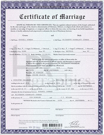 Marriage Certificate 03