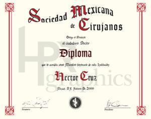Medical Certificate - Spanish 01