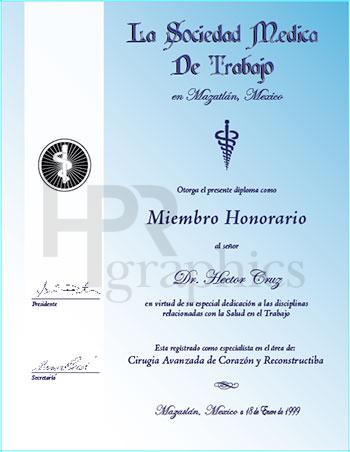 Medical Certificate - Spanish 02