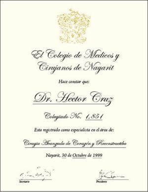 Medical Certificate - Spanish 04