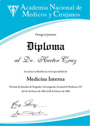 Medical Certificate - Spanish 05