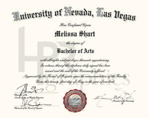 University of Nevada, Las Vegas, Diploma