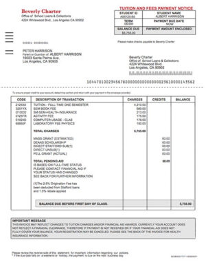 Bill - Tuition