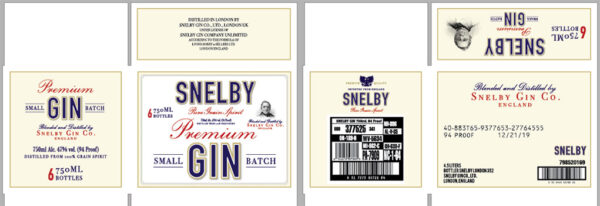 Snelby Premium Gin - Box Case