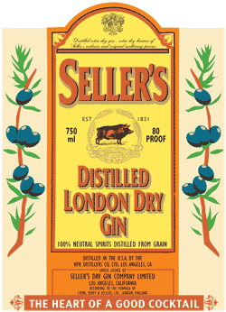 Sellers London Dry Gin - Gordon's Look-Alike