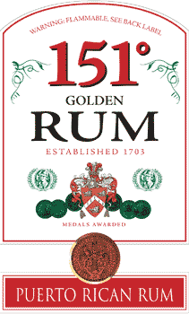 151 Golden Rum - Bacardi 151 Look-Alike