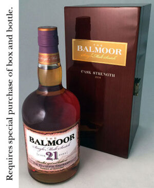 Balmoor Single Malt 21 Scotch - Box