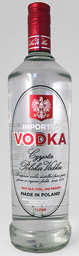 Imported Polish Vodka - 1 Liter