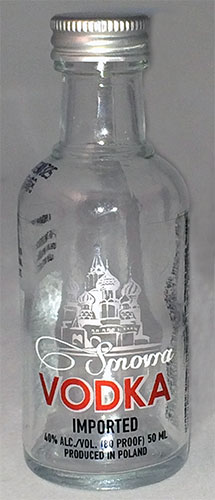 Sinovia Vodka - 50mL Airline