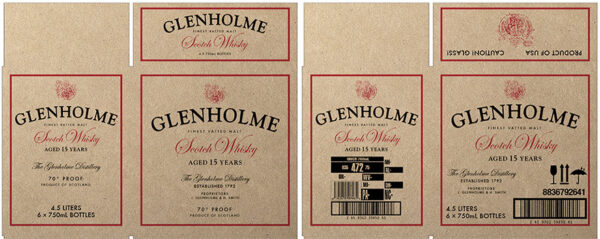 Glenholme 15 Year Scotch - Case