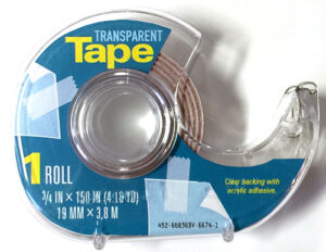 Transparent Tape Packaging