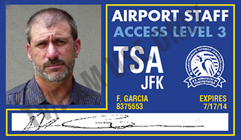 Airport Staff Photo ID - JFK International