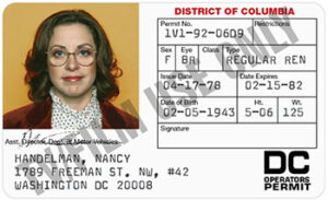 Driver's License - DC - 1980s