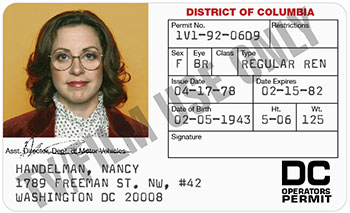 Driver's License - DC - 1980s