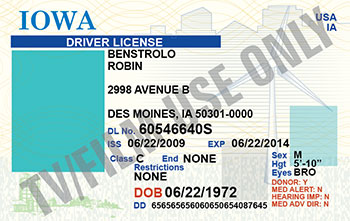 Driver's License - IA