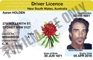 Driver's License - International - Australia - New South Wales