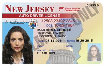 Driver's License - NJ - OLDER FORMAT