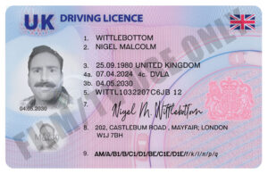 Driver's License - International - United Kingdom