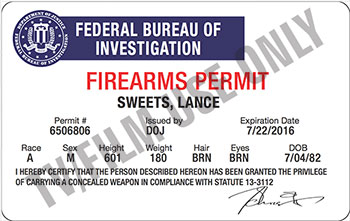 FBI Firearm/Gun Permit