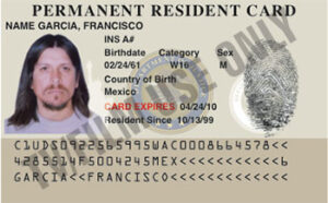 Permanent Resident Alien "Green" Card - 1997-2010