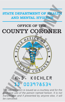 County Coroner ID