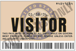 US Senate Visitor ID